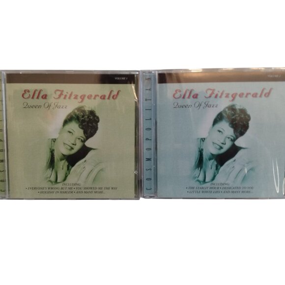 Vintage Ella Fitzgerald "Queen of Jazz" 4 CD Box Set-Cd's Sealed-1999 - Picture 6 of 14